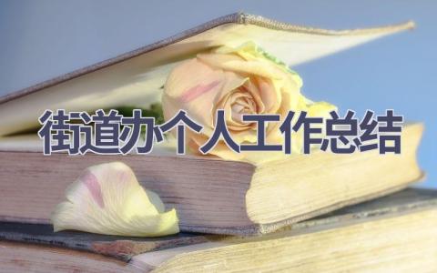 街道辦個人工作總結(12篇優選范文）num