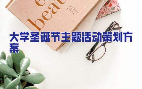 大學圣誕節主題活動策劃方案 大學圣誕節節日活動策劃方案
